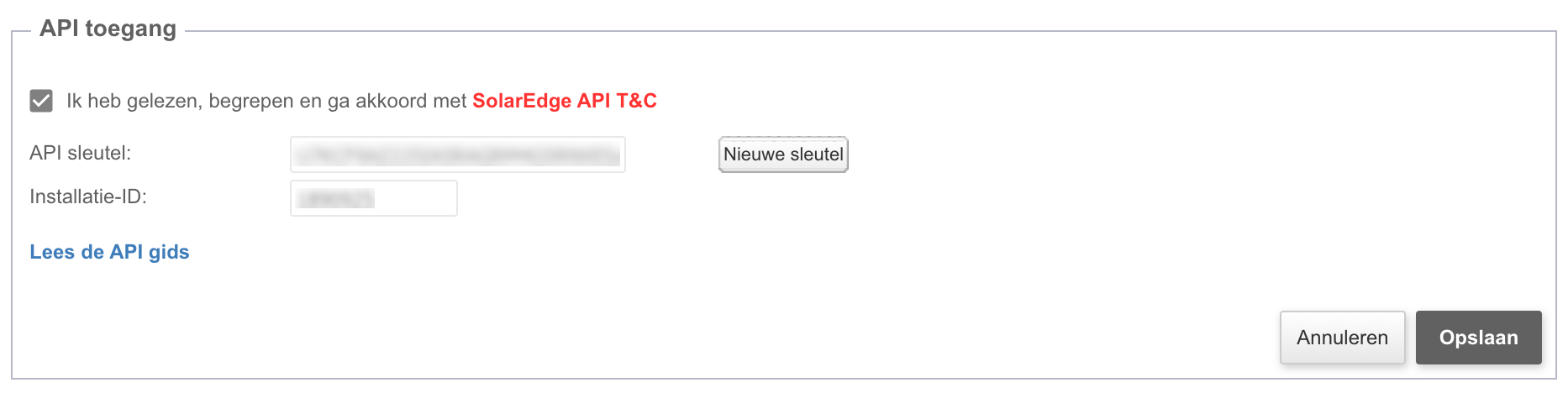 API Key Generation